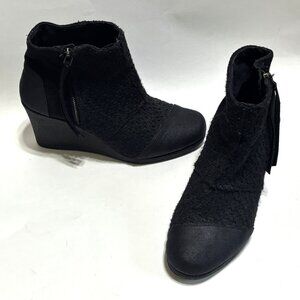 TOMS wedge bootie
